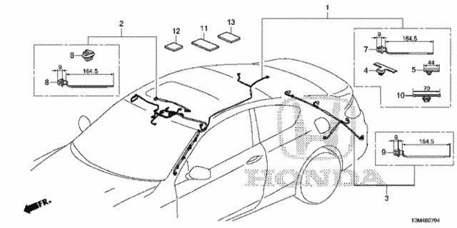 Wire Harness (5) for 2017 Honda Accord #0