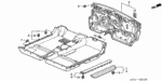 90667S0D003ZU - Interior/Bumper: CLIP, TRIM (7MM) *NH361L* (GRAY) for Honda Image