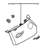 85850S8110NNB - Body: Upper Pillar Trim for Hyundai Image