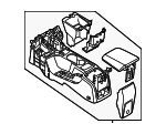CV6Z58045A36GA - Body: Center Console for Ford: Focus Image
