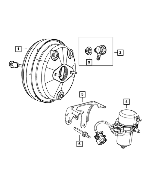 Power Brake Booster for 2011 Chrysler 200 #0