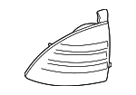 4W4Z13404BA - Electrical: Tail Lamp Assembly for Lincoln: LS Image