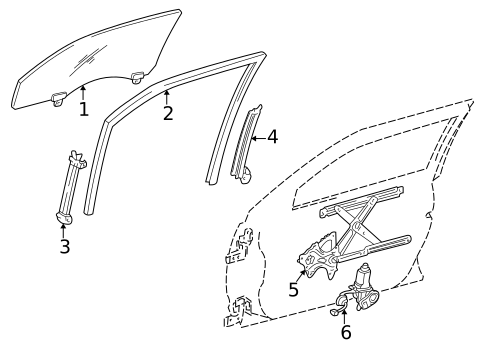 Front Door for 2009 Lexus GS350 #0
