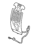 81524T20A61 - Body: Seat Back Heater for Honda Image