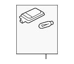 XDE500320 - Body: 2005-2016 Land Rover - Courtesy Lamp for Land Rover: LR3, LR4, Range Rover Sport Image