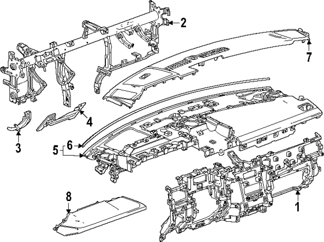 85740599 - : Instrument Panel for GMC: Yukon XL Image