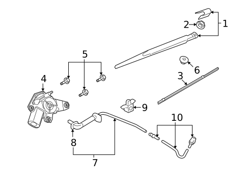 Wipers for 2008 Nissan Rogue #1
