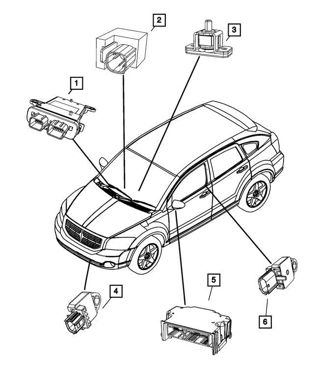 « 4896024AE – Electrical : Système De Classification Des Occupants Module pour Mopar Image »