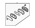 940110W120 - Body: Cluster Assembly for Hyundai Image