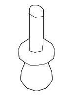 N0385013 - Body: Bumper Cover Rivet for Volkswagen: Atlas, Tiguan, Tiguan Limited, Touareg Image