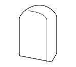 65617STXA00ZZ - Body: Hitch Plate for Acura: MDX Image