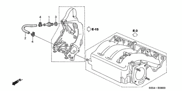 Breather Tube for 2004 Honda Civic #0