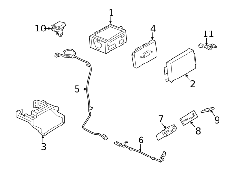 Navigation System Components for 2016 Ford Escape #0