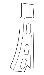 66521SNEA00ZZ - Body: Package Tray Gusset for Honda: Civic Image