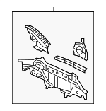 66100SVAA00ZZ - Body: Rear Body Panel for Honda: Civic Image