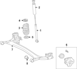 4853052N70 - Suspension: Shock Absorber for Toyota Image