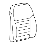 6R3Z7664416GC - Body: Seat Back Cover for Ford: Mustang Image