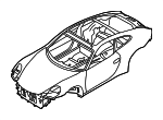 992800401FGRV - Body: Body Assembly for Porsche: 911 Image