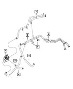 52014613AE - Air Conditioners and Heaters: Heater Supply And Return Hose for Mopar Image