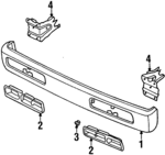 F20123B800 - : Face Bar for Nissan: Pickup Image