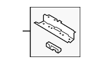 DV4Z4K338A - Body: Center Crossmember for Ford Image