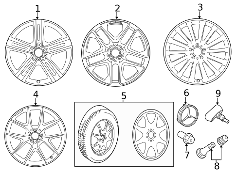Wheels for 2021 Mercedes-Benz GLC43 AMG #2