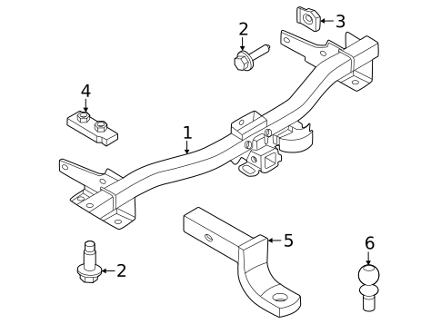 Trailer Hitch Components for 2024 Ford Expedition #0