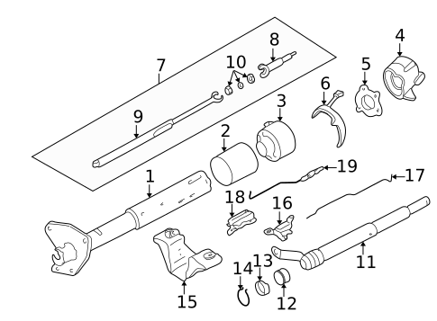 Housing & Components for 1994 Chevrolet S10 #1