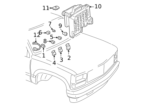 Flashers for 1995 Chevrolet K2500 Pickup #0