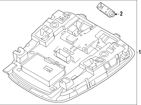 Overhead Console for 2025 Kia Sorento #0