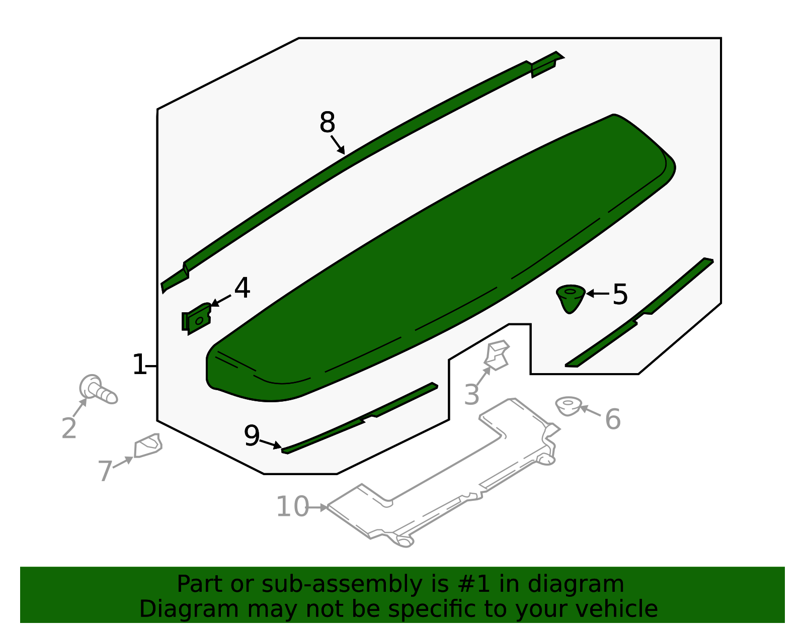jl1z7844210aa - Ford Spoiler | Levittown Ford Parts