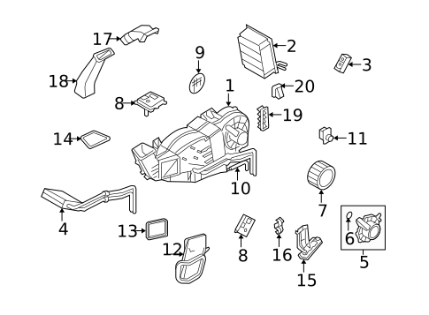 Auxiliary Heater & AC for 2015 Ford Expedition #0