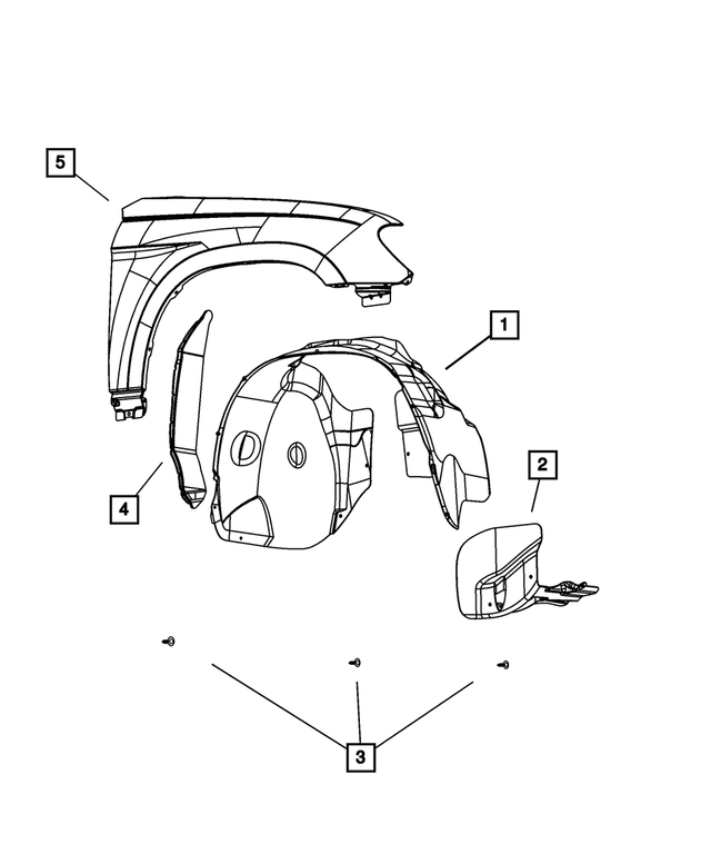 5054374AA - : Accessory Drive Shield for Mopar Image