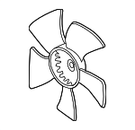 19020RL8A01 - Cooling System: Fan Blade for Honda: Accord, Accord Crosstour, Crosstour Image