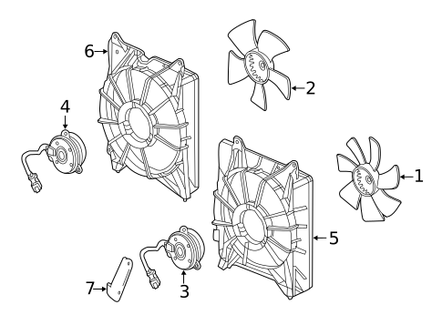 Cooling Fan for 2014 Honda Accord #0