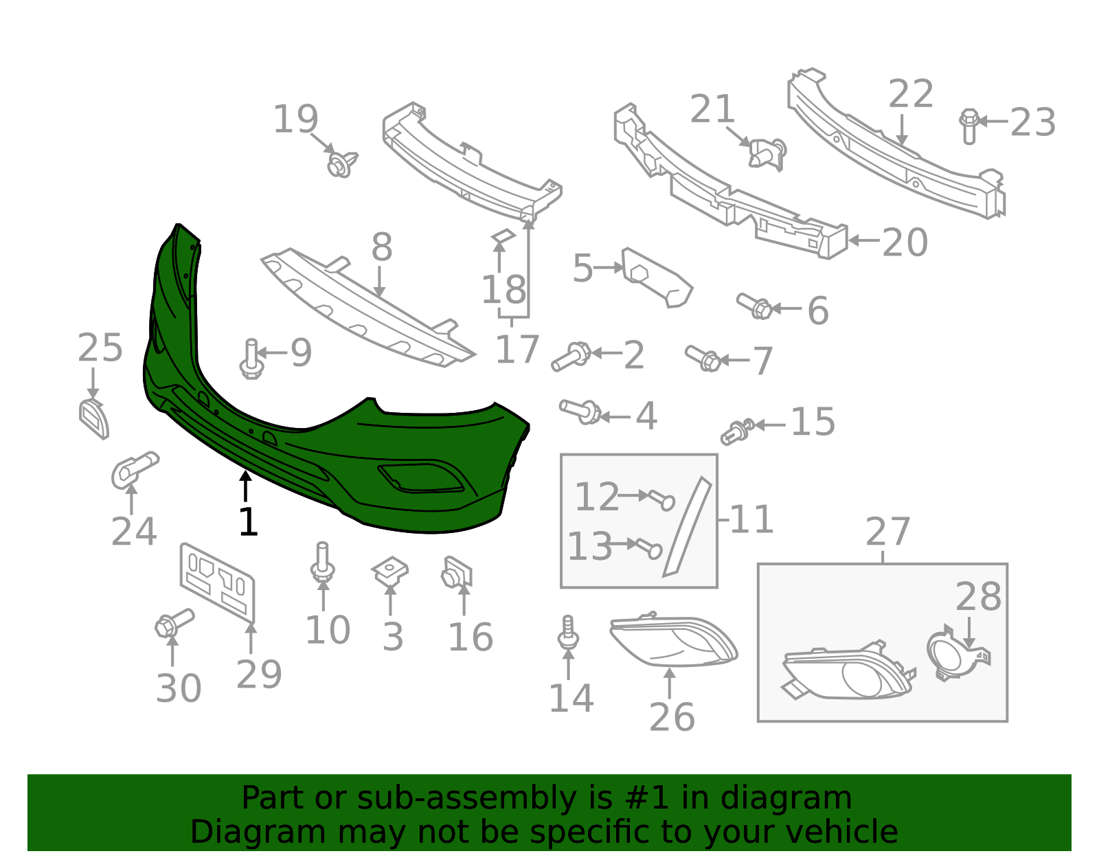 TK21-50-031D-BB - Bumper Cover 2013-2015 Mazda CX-9 | Mazda-Parts