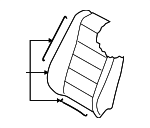 7L6885806AK7B6 - : Seat Back Cover for Volkswagen: Touareg Image