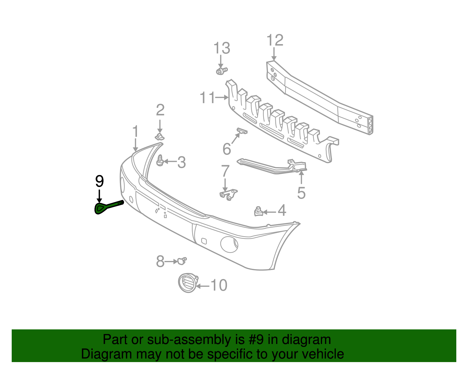 51961-WB001 - Tow Hook - 2016-2020 Toyota | OEM Genuine Toyota Parts