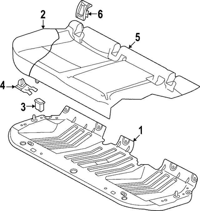 1EA885321D - Body: Frame for Audi Image