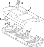 1EA885321D - Body: Frame for Audi: Q4 e-tron, Q4 e-tron Sportback Image
