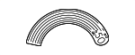 8W0010539A - Body: Spare Tire Label for Audi Image