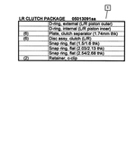 5073003AC - Automatic Transmission Multi-Speed: Automatic Transmission Clutch Package for Mopar Image