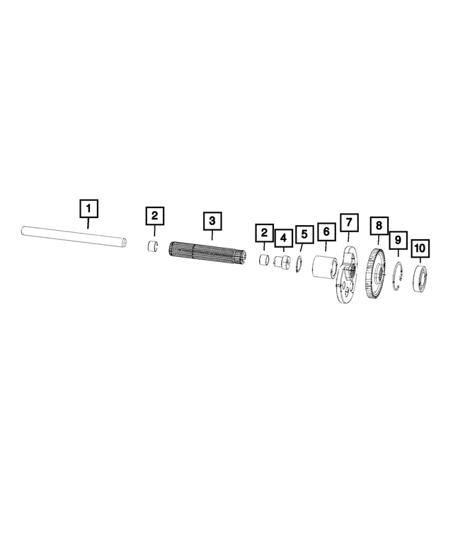 68042777AA - MP3010 Transfer Case: Snap Ring for Mopar Image image