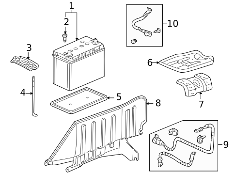 Battery for 2007 Honda S2000 #0