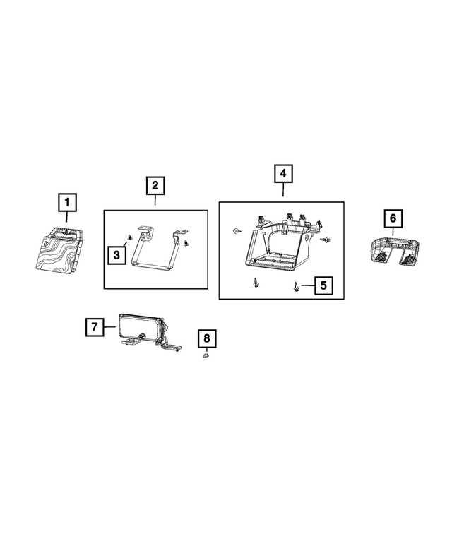 6502790 - Electrical: Retainer for Mopar Image