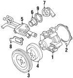 2522623000 - Cooling System: Inner Pulley for Hyundai Image