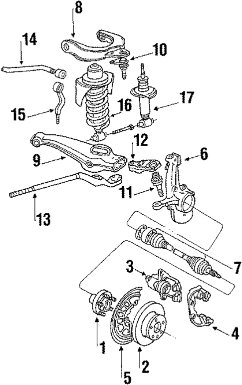 Front Brakes for 1991 Volkswagen Vanagon #0