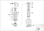 31331090611 - Front Axle: Guide Support for BMW Image