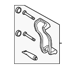 9074239500 - Brakes: Disc Brake Caliper Bracket for MB Vans Image