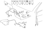 8205910 - Electrical System: Switch for Mercedes-Benz Image